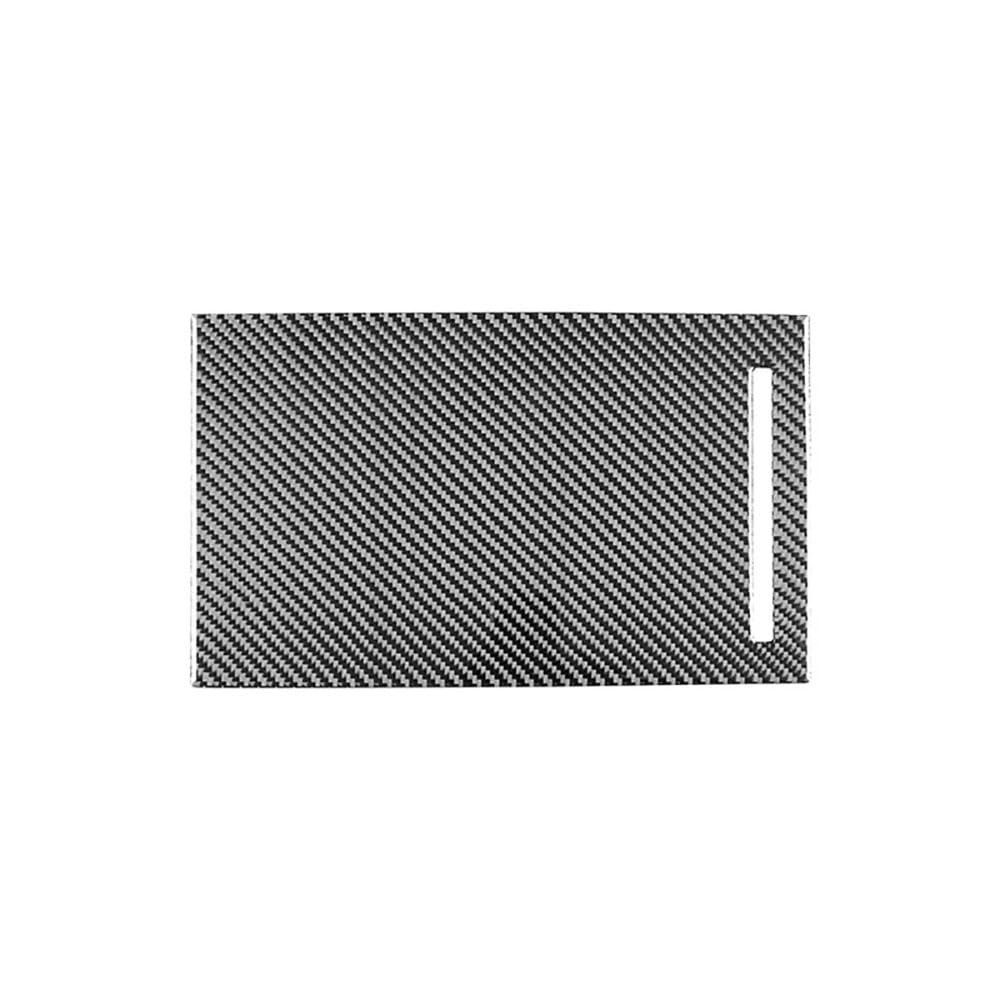 DSI -  Fits Tesla Model X S 2014-2020 Carbon Fiber Console Storage Box Panel Cover Trim Decoration Film