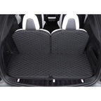 DSTAR - Car Trunk Mat for Tesla Model X 6/7 Seater 2016-2021 (NOTE **2022-Current DO NOT FIT) Full Coverage Trunk Cargo Mat All Weather Rear Cargo Liner Heavy Duty (Black with Black Stitching)