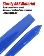 DSI - Dashboard Cover Wrap and Front Door Inner Armrest Panel Cover Trim Compatible with Tesla Model 3 2021-2023 Model Y 2020-2025, **NOT for Performance model (Glossy Blue, 4pcs)