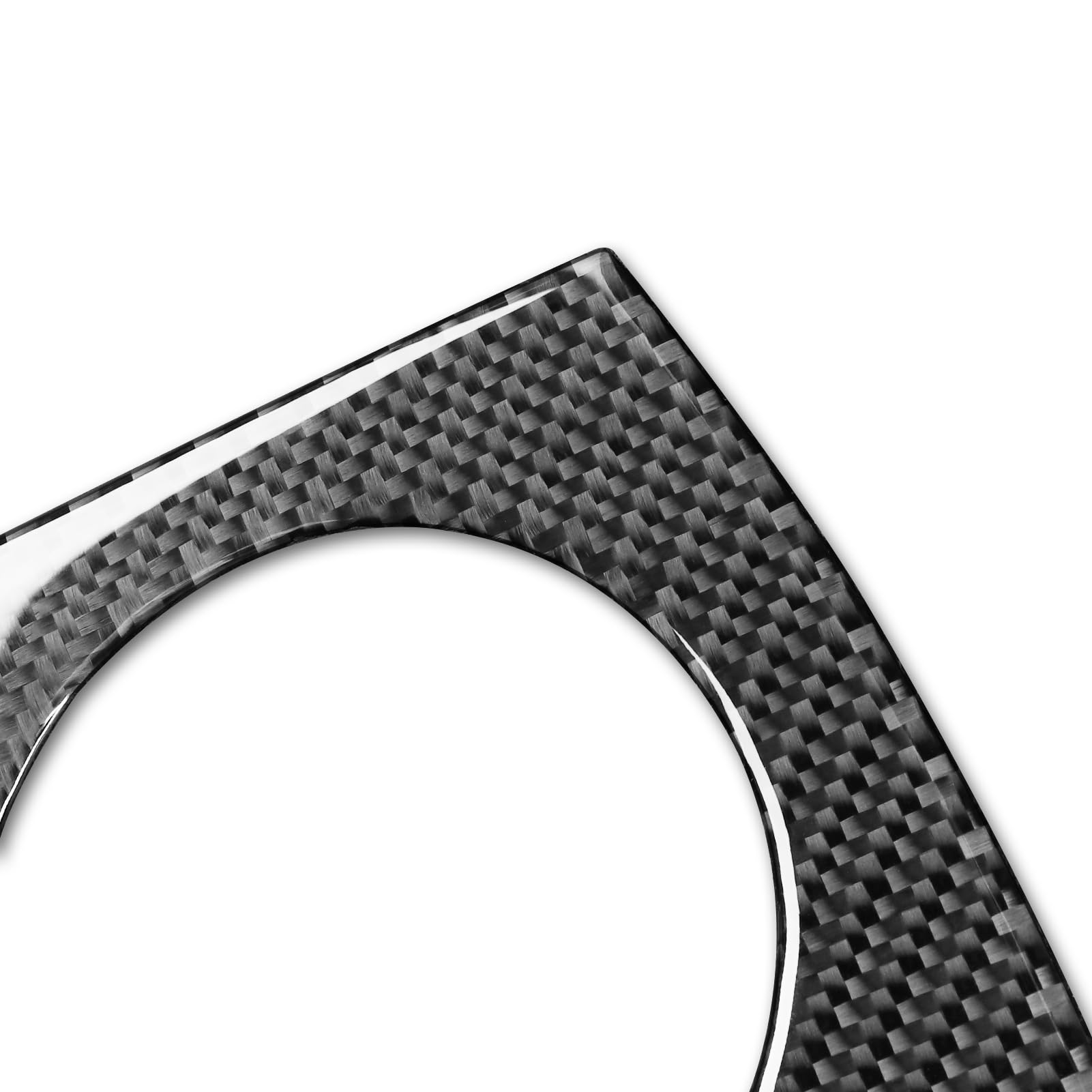 DSI - Carbon Fiber Car Center Console Panel Decoration Trim Sticker Auto Interior Accessories Compatible with Tesla Model X 2016-2020 Model S 2012 2013 2014 2015 2016 2017 2018 2019 2020 Black