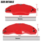 DSI - Brake Caliper Covers Compatible with Tesla Model Y Juniper 2025-2026, 19 20 inch Front and Rear Brake Wheel Hub Brake Caliper Covers 4 Pcs For Model Y Juniper Accessories Red