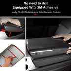 DSI - Center Control Armrest Cover for 2021-2023 Model 3 and 2020-2024 Model Y, Tesla Arm Rest Cover is Made of ABS Material with Carbon Fiber, Not TPE Or Leather (Bright Carbon Fiber Pattern)