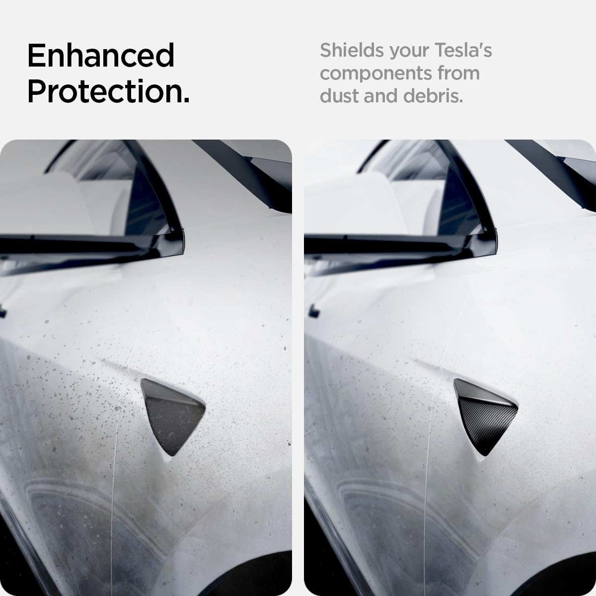 DSI - Side Camera Protection Cover for Tesla Model Y Juniper (Standard, Premium & Performance 2025/2026) and Model 3 Highland (Standard, Premium & Performance 2024/25/26)