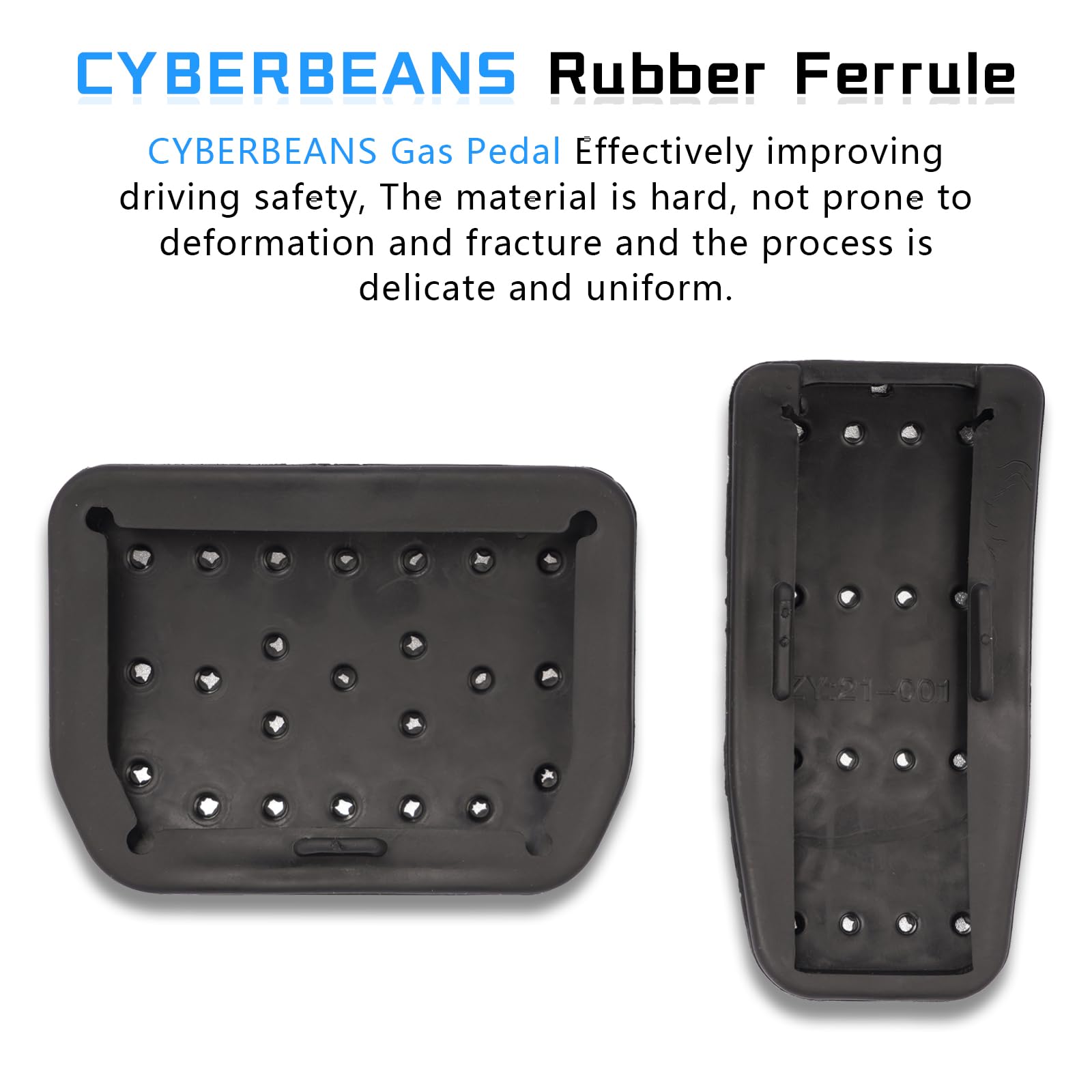 DSI - Gas Pedal Brake Pedal Foot Pedal Cover for Tesla Model 3/Y Performance Compatible with Model Y Juniper and Model 3 Highland