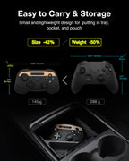 DSI - Multi-Device Wireless Controller Compatible for Tesla 2025 New Model Y Model 3/Y/S/X/cybertruck Compatible for Switch, one controller set, SPECIAL PROGRAMMED and DESIGN FOR TESLA WOOD [nintendo_switch,windows,ios,android]