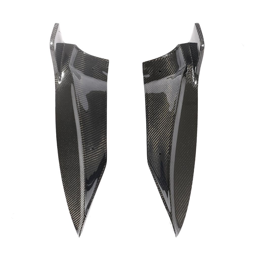 DSI - Carbon Fiber Rear Bumper Splitter fits for Tesla Model S Sedan 2016-2020 Rear Bumper Canard Fins Side Corner Splitter Aprons Factory Outlet