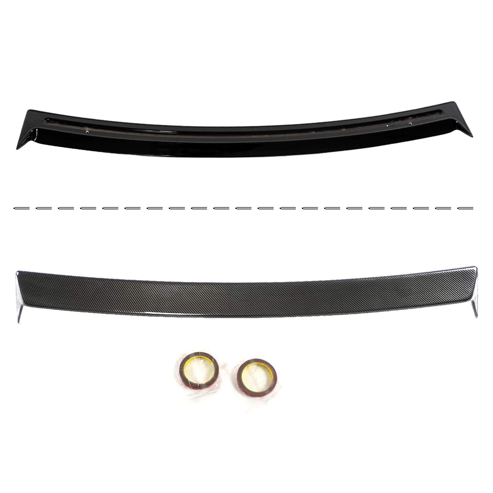 DSI - Rear Spoiler Wings for Tesla Model Y 2020 2021 2022 Rear Trunk Roof Spoiler Wing Lip (Carbon Fiber Print)