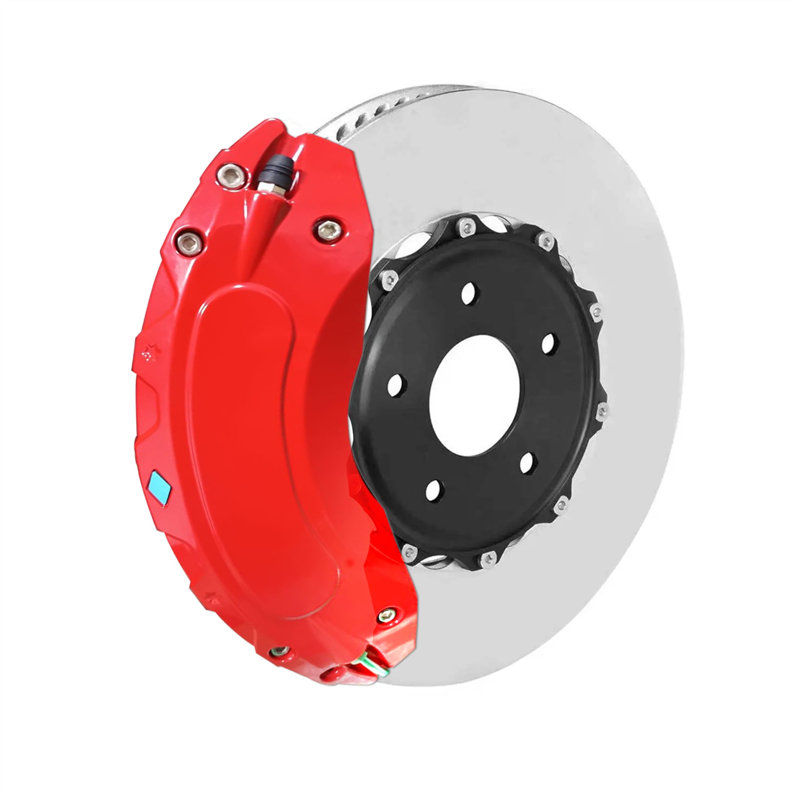 DSI - Caliper Covers Compatible with Tesla Cybertruck Accessories 2023,2024,Front and Rear Brake Caliper Covers Set of 4 for Cybertruck Pickup Truck Wheel Accessories(Red)