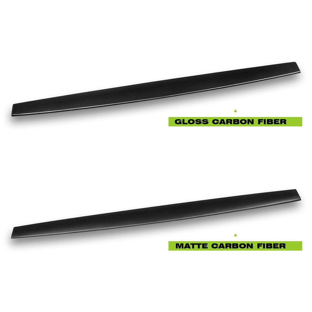 DSI - Dashboard Cover Trim REAL Carbon Fiber for After 2023.5 Tesla Model 3&Y Dashboard Wrap - Dry Carbon Fiber Interior Decoration Compatible with Tesla Model 3&Y (Matte)