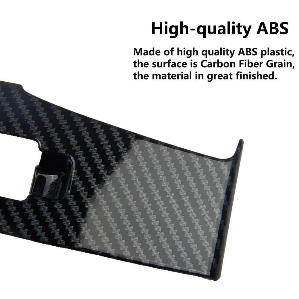 DSI - Carbon Fiber-ISH Interior Door Window Switch Panel Cover Trim KIT FITS Tesla Model 3 2017-2023/Model Y 2020-2023---$27.99