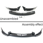 DSI - Front Bumper Lip 3Pcs Compatible with Tesla Model 3 2017-2023 Front Bumper Lip Splitter Spoiler (Carbon Fiber Print)