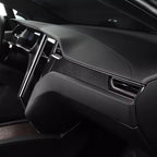 DSI - Center Console Dashboard Cover Trim Compatible with Tesla Model X Model S 2020 2019 2018 2017 2016 2015 2014 (Carbon Fiber)