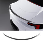 DSI - Real Carbon Fiber Rear Spoiler Wing with Center Console Wrap Cover Kit Screen Protector Frame Compatible for 2021-2024 Tesla Model Y Glossy Black (Set of 3)