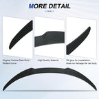 DSI - Spoiler for Tesla Model 3 2016-2022 Wing Rear Spoiler Trunk Tail Rear Trunk Lid,M4 Style Matte Carbon Fiber Style Performance,Model 3 Accessories
