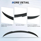 DSI - Spoiler for Tesla Model 3 2016-2022 Wing Rear Spoiler Trunk Tail Rear Trunk Lid,M4 Style Matte Black Style Performance,Model 3 Accessories