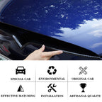 DSI - Front Grille Insert Trim for Tesla Model X 2016-2020 Car Exterior Accessories (abs product) Carbon Fiber Outer Decoration