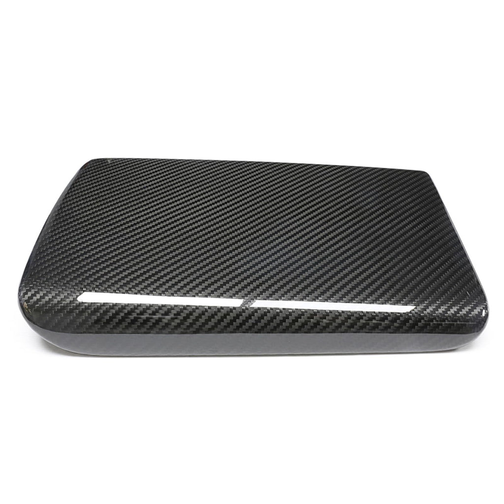 DSI - Center Console Armrest Box Panel Trim For Tesla Model S Model X 2021-2023 Carbon Fiber