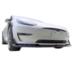 DSI - Side Skirts Extension Compatible with 2017-2025 Tesla Model 3, V Style Painted Gloss Black Rocker Panel Driver Passenger Side 6PC PP, 2018 2019 2020 2021 2022 2023 2024