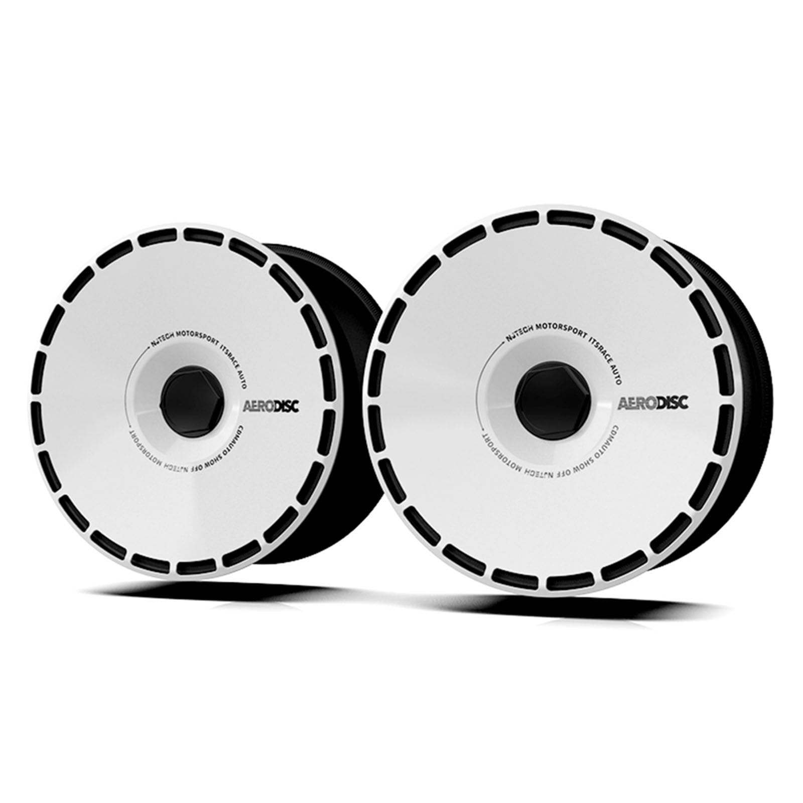 DSI - 19 Inch Wheel Covers for Tesla Model Y Juniper Crossflow Wheels 2025, Centers Lock Installation Rim Protector, Full Coverage Hubcaps Exterior Accessories (White Ring, 4 PCS)