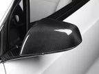DSI - Car Accessories Fit for Tesla Model S Side Mirror Cover REAL (Carbon Fiber) Rearview Mirror Cover for Model S-2022-2024 Exterior Mirrors Cap Accessories