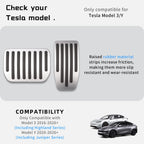 DSI - Gas Pedal Brake Pedal Foot Pedal Cover for Tesla Model 3/Y Performance Compatible with Model Y Juniper and Model 3 Highland
