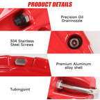 DSI - Brake Caliper Covers Compatible with Tesla Model Y Juniper 2025-2026, 19 20 inch Front and Rear Brake Wheel Hub Brake Caliper Covers 4 Pcs For Model Y Juniper Accessories Red