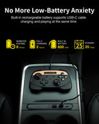 DSI - Multi-Device Wireless Controller Compatible for Tesla 2025 New Model Y Model 3/Y/S/X/cybertruck Compatible for Switch, one controller set, SPECIAL PROGRAMMED and DESIGN FOR TESLA WOOD [nintendo_switch,windows,ios,android]