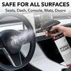 DSI - Tesla Seat Cleaner & Stain Remover - Interior Cleaner for Black & White Vegan Leather, Interior Cleaning Products for Seats, Dash, Console | Tesla Accessories for Model Y, Model 3, S, X, Cybertruck