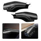 DSI - Steering Lever Cover for Tesla Model 3 Model Y 2017-2024, Carbon Fiber Pattern Car Gear Shift Cover, Steering Wheel Cover Tesla Model 3 Model Y 2024 Accessories(Glossy Carbon Fiber Pattern)