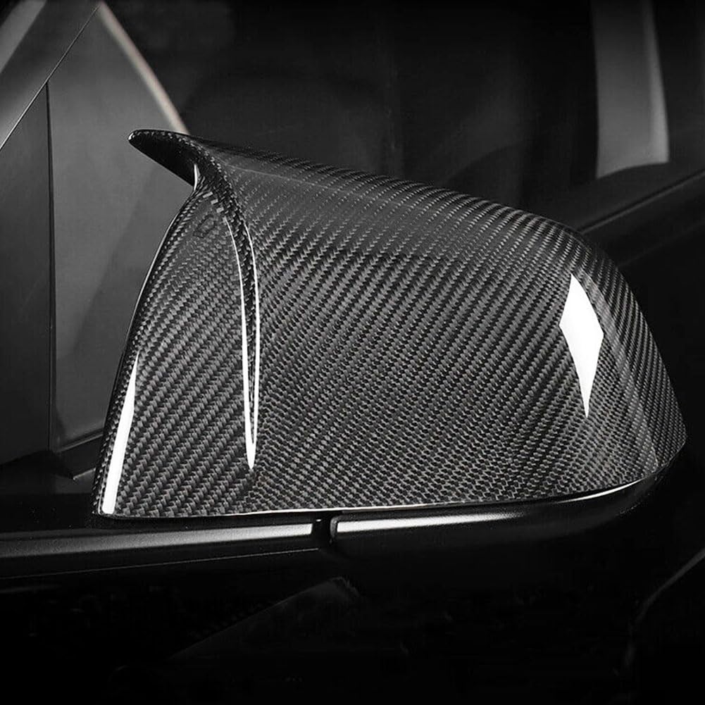 DSI - Dry Carbon Fiber Mirror Cover Caps for Tesla Model S 2021-2023 Add-on Side Rearview Mirror Caps Car Exterior Outside Shell Factory Outlet