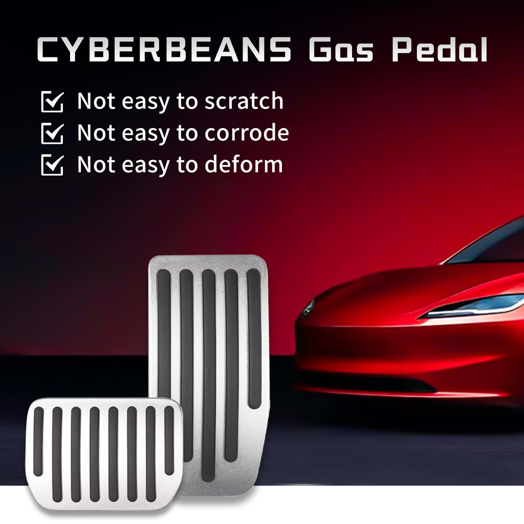 DSI - Gas Pedal Brake Pedal Foot Pedal Cover for Tesla Model 3/Y Performance Compatible with Model Y Juniper and Model 3 Highland