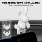 DSI - FITS Tesla Model Y 2026 Dog Mode Mini Screen Decoration Ornament Funny Decors Compatible with 2017-2026 Tesla Model 3 and New Model Y Juniper Interior Accessories (Gift Box)
