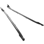 DSI - Side Skirts Extension Compatible with 2017-2025 Tesla Model 3, V Style Painted Gloss Black Rocker Panel Driver Passenger Side 6PC PP, 2018 2019 2020 2021 2022 2023 2024