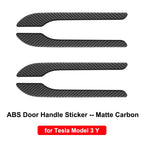 DSI - Carbon Fiber Center Console Wrap - FITS Tesla Model Y 3 2023 ABS  Cover Kit Dashboard Armrest Door Side Trim Sticker Accessories