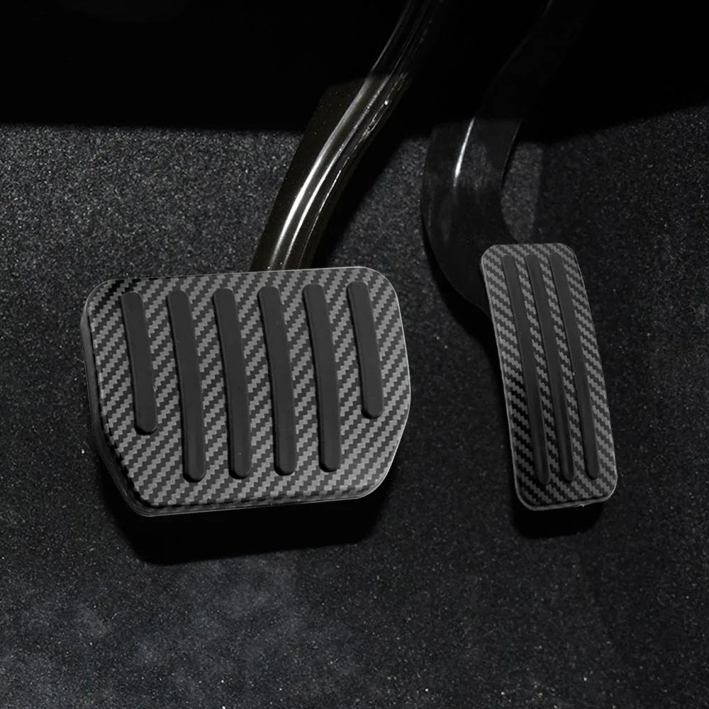 DSI - Car Pedals for Tesla Model 3 Model Y 2022 2023 2024 Accelerator Gas Brake Pedal Cover Non-Slip Carbon Fiber Pad Accessories