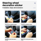 DSI - NEW Steering Wheel Trim Cover For Tesla Model 3/Y Interior Accessories Compatible With Tesla Model 3/Y Carbon Fiber Pattern