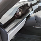 DSI - Interior Vinyl Wrap Trim for 2021-2023 Tesla Model S/Model X (Plaid & Long Range Refresh) (Black Carbon Fiber, Model X)