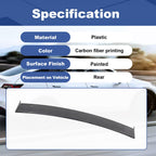 DSI - Rear Window Spoiler for Tesla Model Y ABS Roof Spoiler Tail Wing