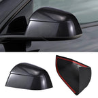DSI - FITS Tesla Model Y Side Mirror Cover Caps 2021-2025 (Incl. Juniper), 2-Piece Aerodynamic Wind Blade Cover Set,Easy Install & Anti-Scratch Protector(Carbon Fiber Style)