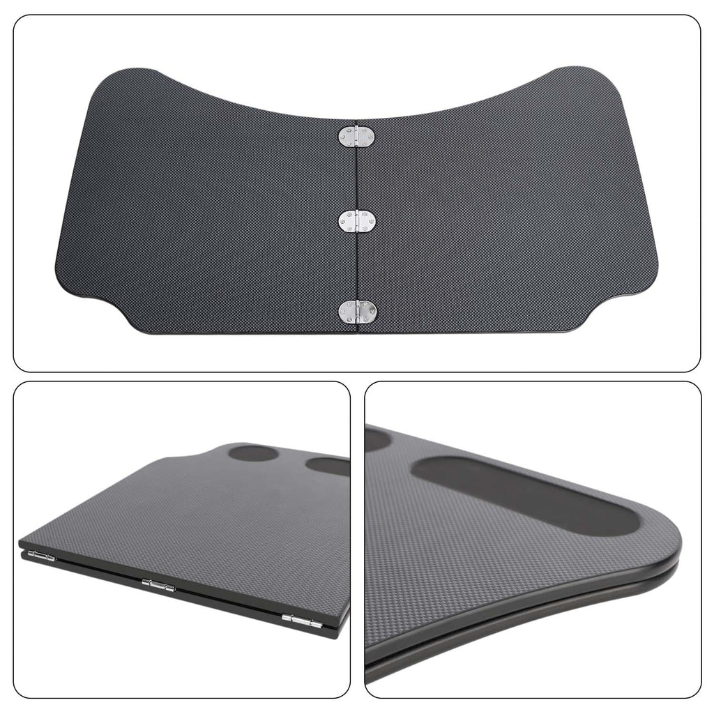 DSI - Tesla Model Y Model 3 Foldable Laptop Working Table with Carbon Fiber Texture