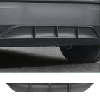 DSI - Rear Diffuser for Telsa Model Y Juniper 2025-2026 Without Drilling，Trunk Decoration Accessories Model Y Juniper Rear Bumper Molding Protector Lip Made of PP Material (Matte Carbon Fiber)