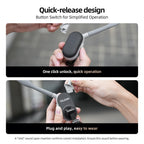 DSI - Magnetic Neck Mount for Phones, Neck Cell Phone Holder POV/Vlog Selfie Mount Hand Free Phone Neck Holder Chest Stand Strap Video Recording for iPhone 17 16 15 14 13 12 Series Android Phones
