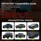 BASIC -  Auto Car Seat Covers Accessories Full Set Leather Cushion Protector Breathable Waterproof Seat Cover for Cars Universal Fit (Brown, Front Pair and Rear)