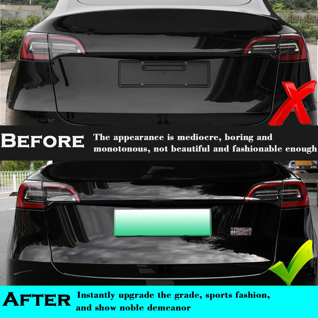 DSI - Dual Motor Badge Emblem Sticker Plaid Decor Compatible for Model 3 Y X S Accessories (A-Plaid)