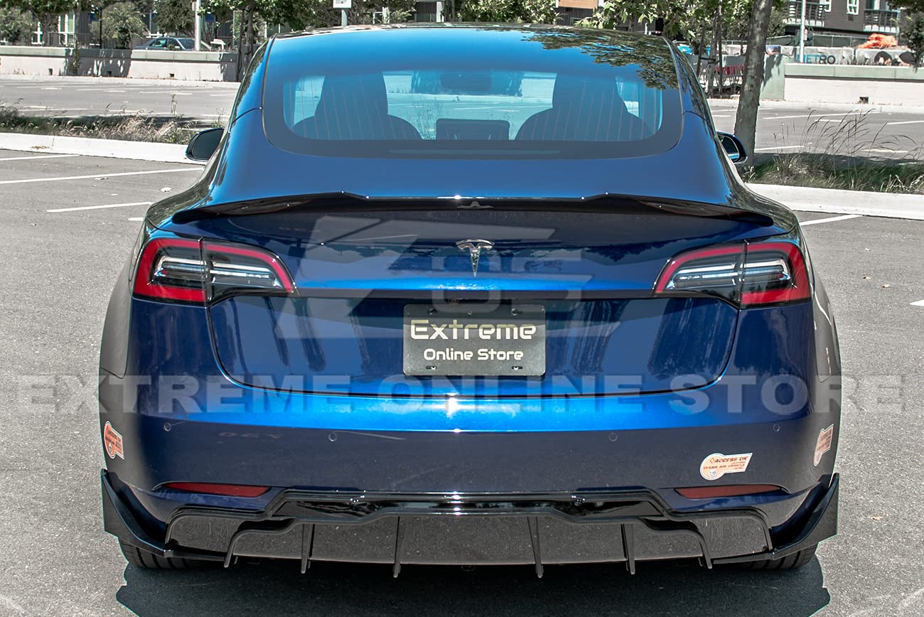 DSTAR - Performance Track Style Full Body Kit for Tesla Model 3 2017-2023, Front Lip, Side Skirts and Rear Wing