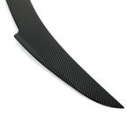 DSI - Rear Trunk Spoiler Compatible with 2012-2021 Tesla Model S JC Style Trunk Lid Wing Lip Splitter Air Deflector ABS Plastic Carbon Fiber Style