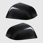 DSI - Real Carbon Fiber Side Mirror Cover Compatible with Tesla Model 3 Sedan 2017-2025, T-carbon Rearview Cover Compatible with Tesla Model 3 Exterior Mirror Caps Accessories (Black)