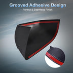 DSI - FITS Tesla Model Y Side Mirror Cover Caps 2021-2025 (Incl. Juniper), 2-Piece Aerodynamic Wind Blade Cover Set,Easy Install & Anti-Scratch Protector(Carbon Fiber Style)