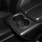 DSI - Carbon Fiber Car Center Console Panel Decoration Trim Sticker Auto Interior Accessories Compatible with Tesla Model X 2016-2020 Model S 2012 2013 2014 2015 2016 2017 2018 2019 2020 Black