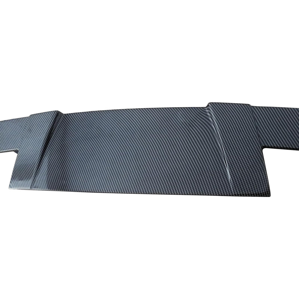 DSI - Carbon Fiber Look Fits for 2016-2025 Tesla Model X Rear Top Window Roof Spoiler Wing ST Style ABS Plastic Exterior Body Kits Trim